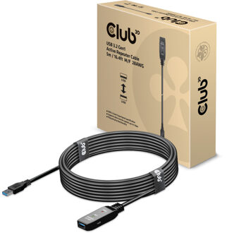 club3D USB 3.2 Gen1 Active Repeater Cable 5m/ 16.4 ft M/F 28AWG (CAC-1404)