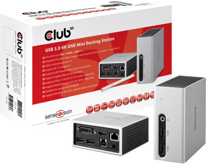 club3D USB Adapter Aluminium