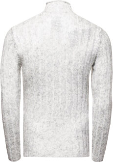 Clubwear gebreide trui met hoge hals - maat 3XL Grijs