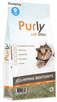 Clumping bentoniet kattenbakvulling Natural 5 liter