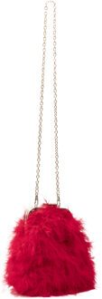 Clutch/avondtasje Dames rood