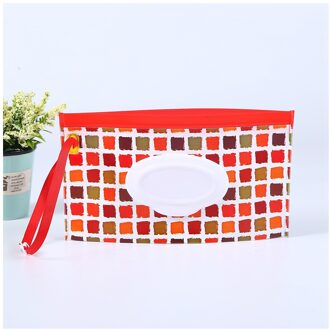 Clutch En Schoon Doekjes Draagtas Milieuvriendelijke Natte Doekjes Tas Clamshell Cosmetische Pouch Carry Snap Band Doekjes Container