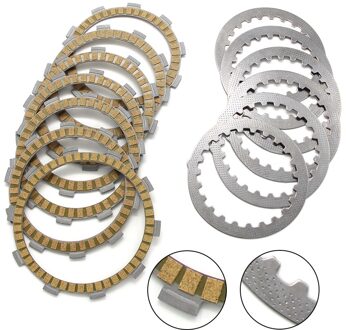 Clutch Wrijving Disc Plaat Kit Voor Yamaha DT230 DT230R Lanza (4TP1/2) DT125E DT125 DT125R DT125RE DT125X DT200R Oem: 1V1-16324-00
