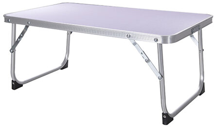 CM Camping tafel - aluminium - opvouwbaar en lichtgewicht - wit - 56 x 34 x 24 cm