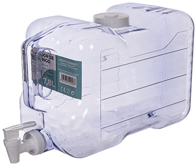 CM Drank/water/limonade dispenser tap - 7,8 liter - kunststof - 35 x 21 x 16 cm