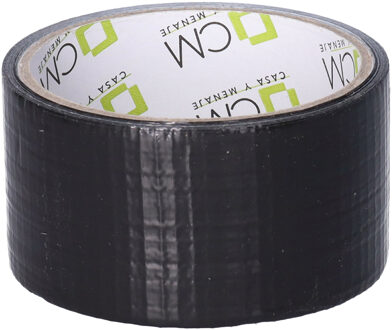 CM Duct tape - zwart - 1x rol - 48mm x 10m - binnen/buiten