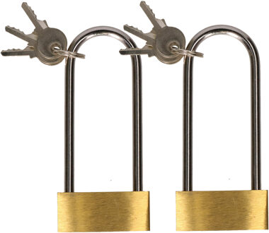 CM Hangslot met 3 sleutels - 2x - 35 mm beugel - 7 x 3.5cm