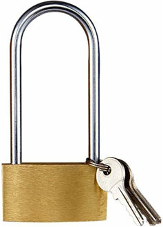 CM Hangslot met sleutel - 30 mm beugel - 3 sleutels - 6,5 x 2.5 x 1 cm