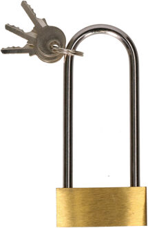 CM Hangslot met sleutel - 35 mm beugel - 3 sleutels - 7 x 3.5 x 1 cm