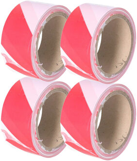 CM Markeringstape - wit en rood - 6x rol?- 50mm x 1m - binnen/buiten
