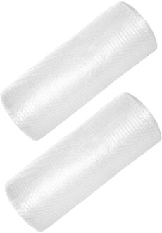 CM Noppenfolie/bubbeltjesfolie op rol - 2x - 2000 x 50 cm - Bubbelfolie/bubbeltjesplastic - inpakken