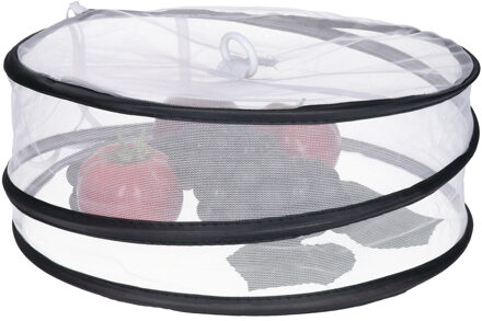 CM Opvouwbare Foodcover - Rond - 33 x 12 cm - Vliegenkap en Voedselbescherming