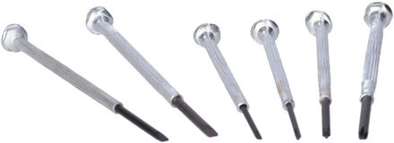 CM Precisie?schroevendraaierset - 6-delig - 11 x 7 cm - mini?schroevendraaiers