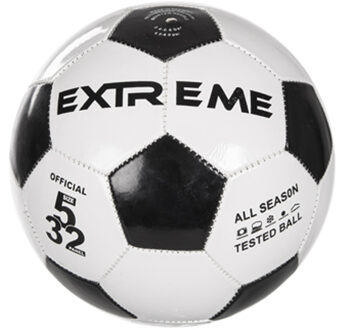 CM Voetbal bal - PVC - classic - zwart/wit - 21 cm - speelgoed - buiten