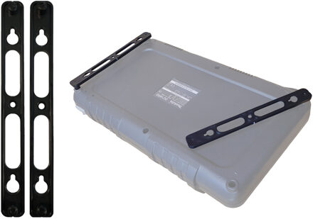 CMC-MK-B Opladerhouder voor Makita 18V LXT duolader | Zwart | 2-pack - CMC-MK-B