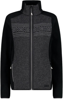CMP Arctic Fleece Sweater met rits CMP , Black , Dames - 2Xl,Xl,M