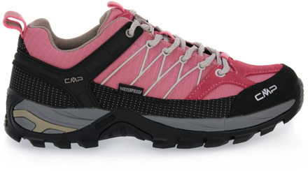 CMP Dames Leren Trekking Sneakers CMP , Pink , Dames - 38 Eu,37 Eu,40 EU