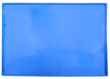 Cn 1 Pc Zwitserse Roll Matten Anti-aanbak Keuken Accessoires Cake Rolls Mallen Cake Pad Siliconen Bakken Tapijt Mat Gebak Gereedschap Blauw