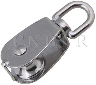 CNBTR Tainless Staaldraad Crane Katrol Blok Enkele Katrol Rigging