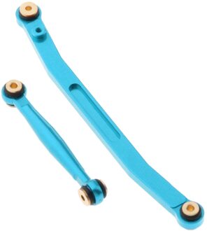 Cnc Aliuminum Legering Stuurstang Links Voor Axiale SCX24 AXI00002 AXI00001 AXI90081 1:24 Rc Auto 'S blauw