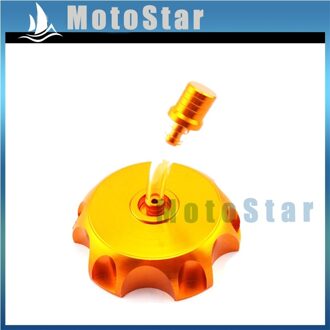 CNC Aluminium Gas Brandstoftank Cover Cap Voor Chinese Gemaakt Pit Dirt Motor Trail Bike 50 70 90 110 125 140 150 160cc goud