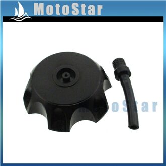 CNC Aluminium Gas Brandstoftank Cover Cap Voor Chinese Gemaakt Pit Dirt Motor Trail Bike 50 70 90 110 125 140 150 160cc zwart