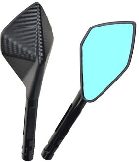 CNC Aluminium Motorbike Stuur Spiegels Achteruitkijkspiegel 6 Kleuren Spiegel voor Honda X-ADV 750 Grom MSX125 MSX125SF zwart