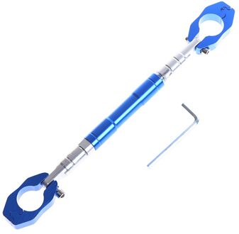 Cnc Aluminium Motorfiets Stuur Versterkende Balans Lat Versterken Hendel Bar Verstelbare Universele blauw