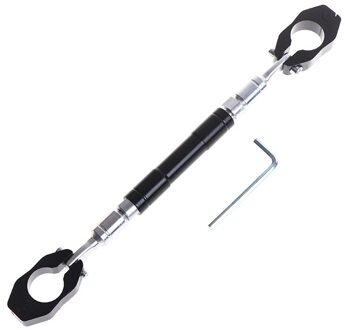 Cnc Aluminium Motorfiets Stuur Versterkende Balans Lat Versterken Hendel Bar Verstelbare Universele zwart