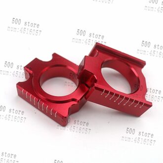 Cnc Billet Voorwiel Hub Spacers Wiel Busher Voor YZ250F YZ450F Dirt Bike Mx Motocross Off Road Motorfiets rood