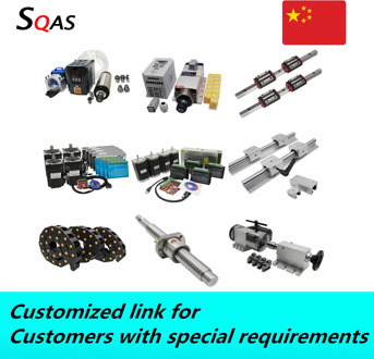 CNC Customized link for Customers with special requirements CNC linear rails ball screw Nema23 Nema34 stepper motor CNC spindle