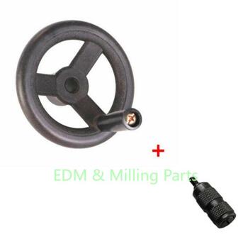 Cnc Freesmachine Deel MP6210 B125 + 126 Feed Hand Wiel + B110 + 111 Reverse Knop Vergadering Voor Bridgeport mill Tool