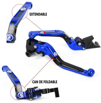 Cnc Hevels Voor Yamaha Yfz 350 Banshee 2002 2003 2004 2005 2006 2007 Vouwen Uitschuifbare Rem Koppelingshendel blauw
