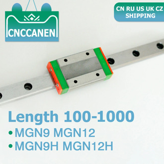 CNC Linear Guide Rail MGN12 MGN9 MGN9H MGN12H 100- 1000mm Mini Linear Guide Rail Slide Block For 3D Printer RU US CZ Shipping