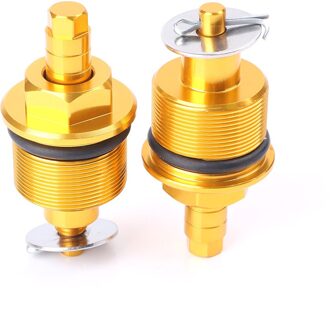Cnc Motorbike Schokdemper Schroef Cover Cap Preload Richters Vork Bouten Voor Honda CBF125 31Mm Aluminium Goud