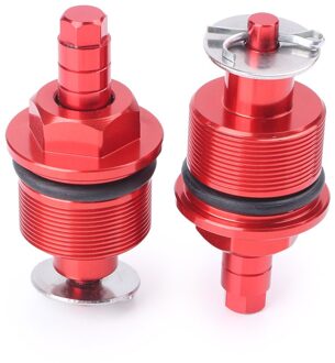 Cnc Motorbike Schokdemper Schroef Cover Cap Preload Richters Vork Bouten Voor Honda CBF125 31Mm Aluminium Rood
