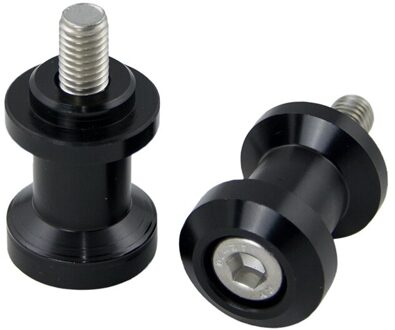 Cnc Motorfiets Achterbrug Spoelen Sliders Achter Stand Houders Voor Ktm 250 390 790 Duke 690 Duke Smc zwart