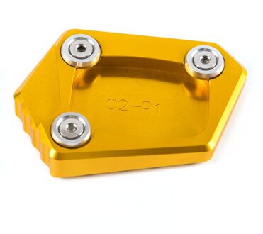 CNC Motorfiets Side Stand Extension Pad Uitbreiding Kickstand Plaat Voor Honda NC700S/X CBR600RR CBR650F CBR600F CBR500R CBR250R goud