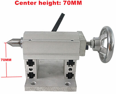 Cnc Rotary 4th As Activiteit Losse Kop Center Hoogte 70Mm 92Mm Voor Roterende As Cnc Router Graveur Freesmachine Center height 70MM