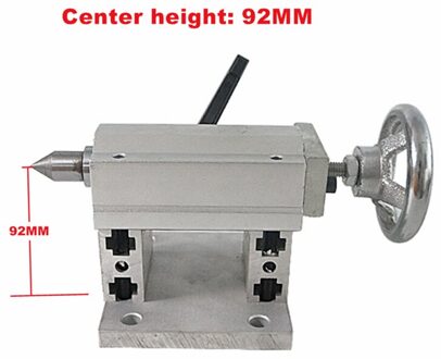 Cnc Rotary 4th As Activiteit Losse Kop Center Hoogte 70Mm 92Mm Voor Roterende As Cnc Router Graveur Freesmachine Center height 92MM