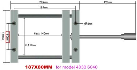 Cnc Router Machine Hand Tool Mini Draagbare Aluminium Tafel Bankschroef Druk Precisie Boor Tool Hout Armatuur Jig Clamp Qgg 187x80mm