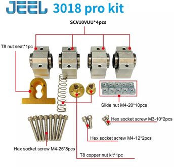 Cnc X-As Upgrade Accessoires Lager T8 Schroef Gebruikt Voor 3018pro/3018Plus Machine Xaxis Update 3018 Pro kit