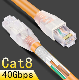 CNCOB rj45 8p8c 40 Gbps Ethernet kabel cat8 thuis router high-speed netwerk jumper Internet aansluitkabel 1 M