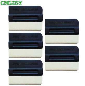 CNGZSY 5 stks Wol Magnetische Zuigmond Auto Solar Folie Bescherming Film Luchtbel Remover Schraper Auto Dekt Sticker Wrap Gereedschap 5A09