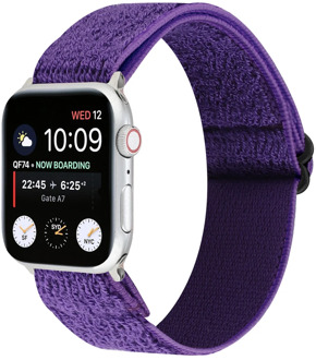 CNSUPER Pure Color Buckle Elastic Watch Band Strap For IWatch Series SE 6/ 5/ 4 /3/ 2 Compatible with 38mm 40m 42mm 44mm