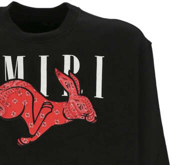 Cny Rabbit-logo zwart sweatshirt