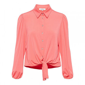 &co women blouse laila flamingo Oranje - M