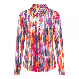 &co women blouse lotte watercolor raspberry Print / Multi - S