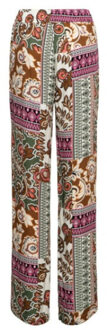 &co women broek nadine paisley olive multi Veelkleurig - S