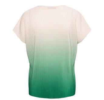 &co women top jade plisse green Groen - L